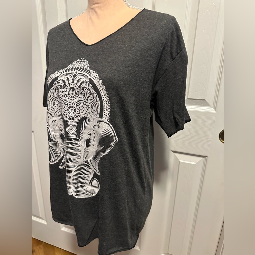 Lord Ganesha v neck shirt - Picture 2 of 7